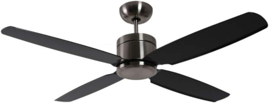 Pepeo Turno 132CM Ceiling Fan, 6-Speed Reversible Motor, Remote, Chrome
