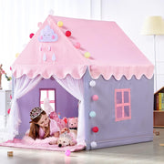 Large Pink Princess Kids Play Tent Indoor Outdoor Castle Playhouse