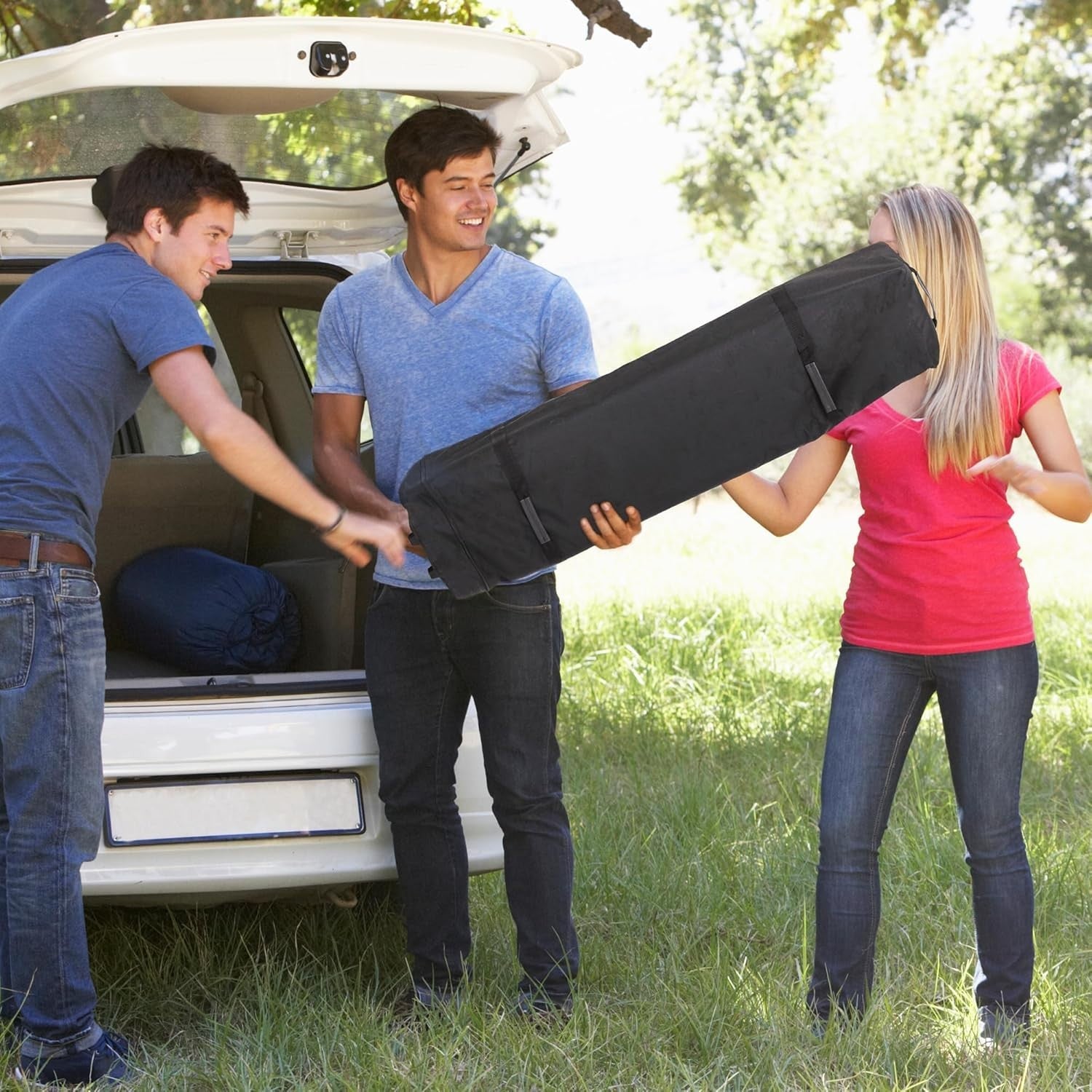 3x3M Heavy Duty Green Gazebo Waterproof Folding Garden Party Tent With Bag