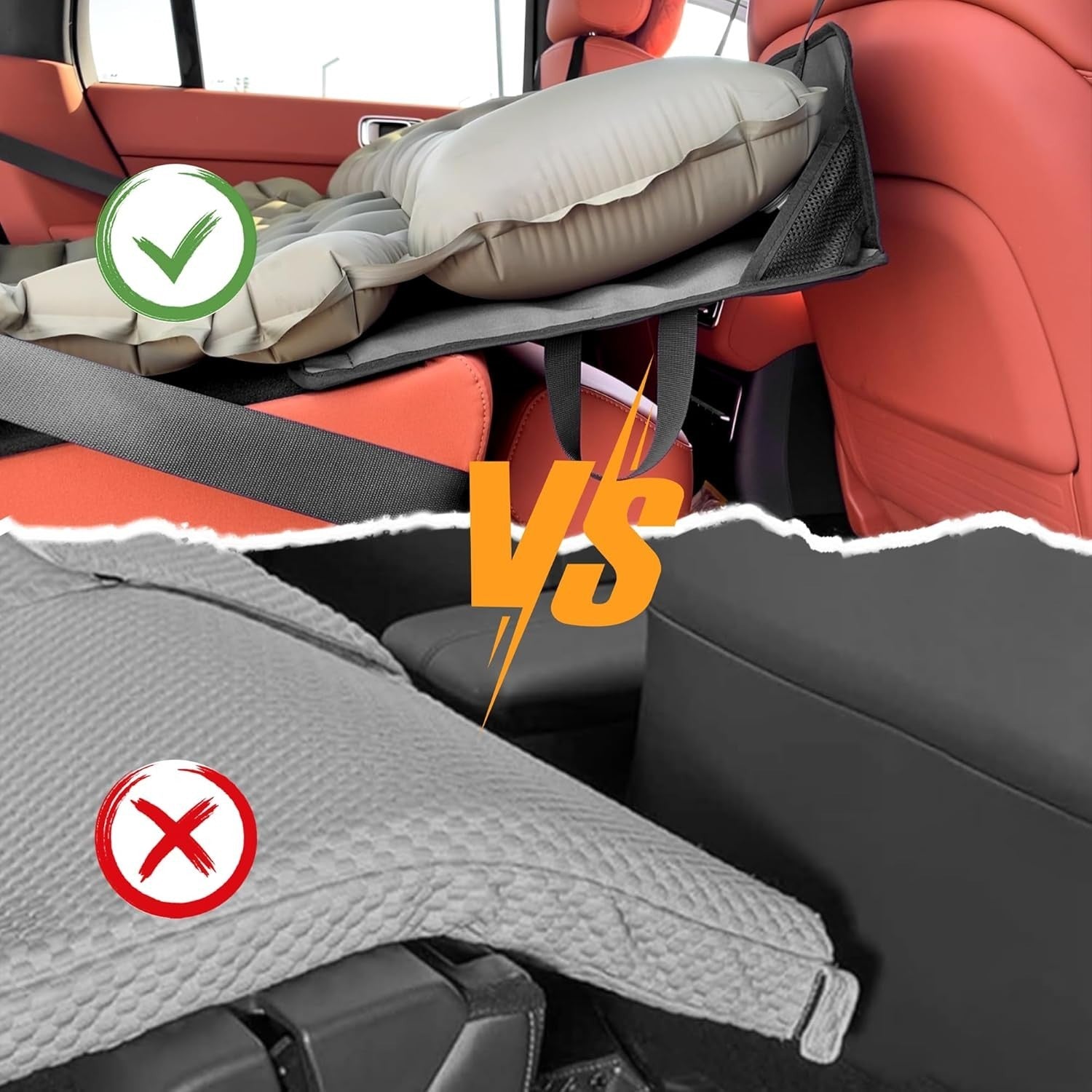 Foldable Car Mattress SUV Back Seat Extender Portable Sleeping Pad