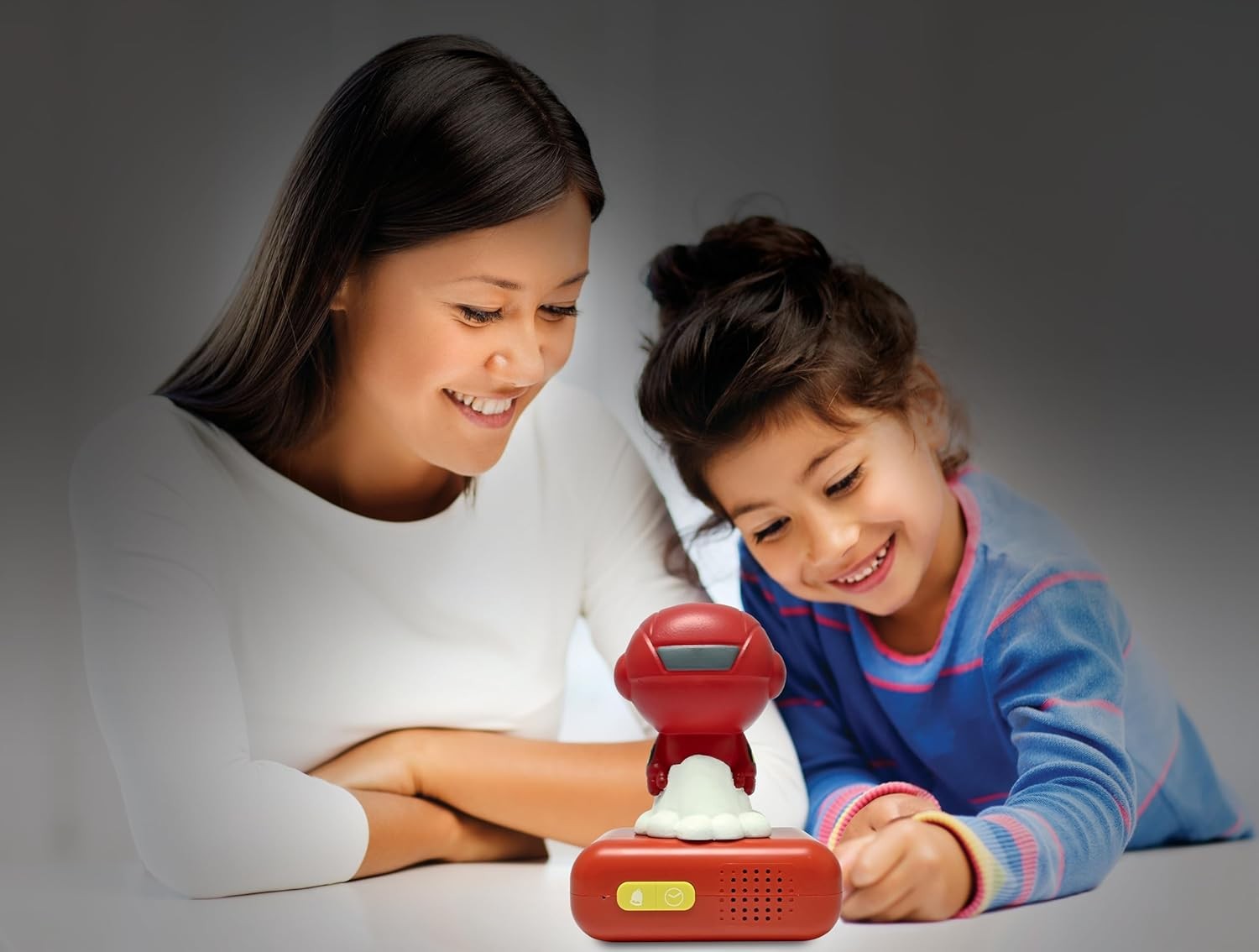 Kids Superhero Alarm Clock Night Light LED Display  Sounds Bedroom