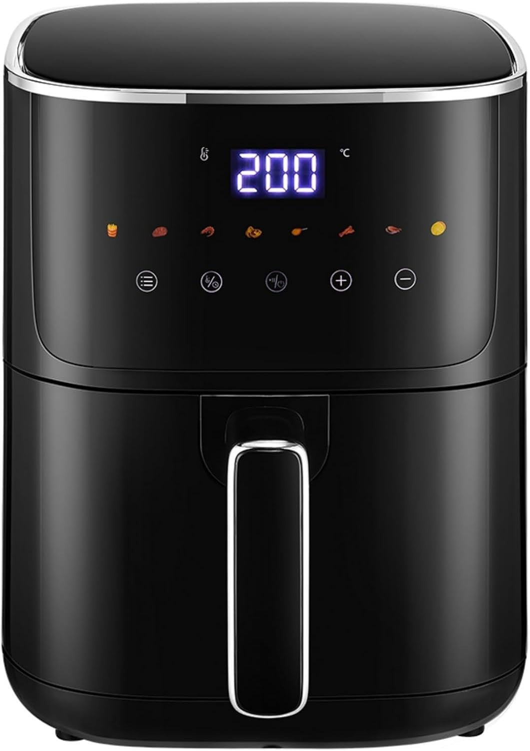 4.7L Digital | Touchscreen | 8 Presets | Non-Stick | 1400W Compact Air Fryer