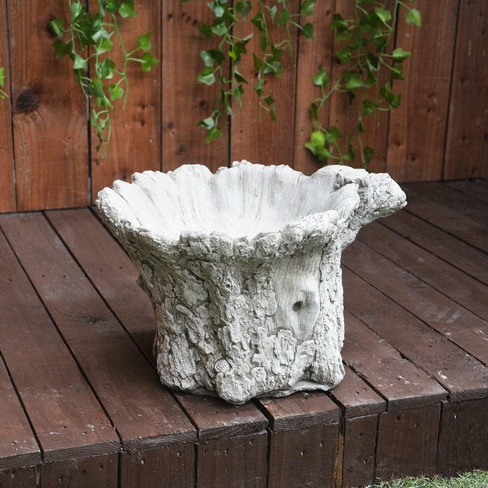 Hedgehog Leaf Bird Bath Outdoor Garden Ornament Frost Proof Stone