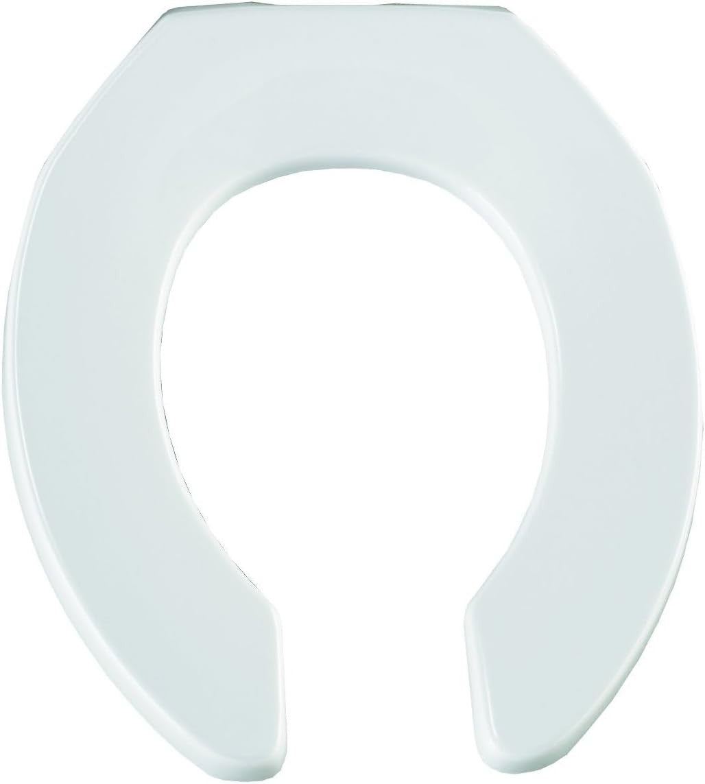 White Round Toilet Seat | Commercial, Heavy-Duty, Stay-Tite