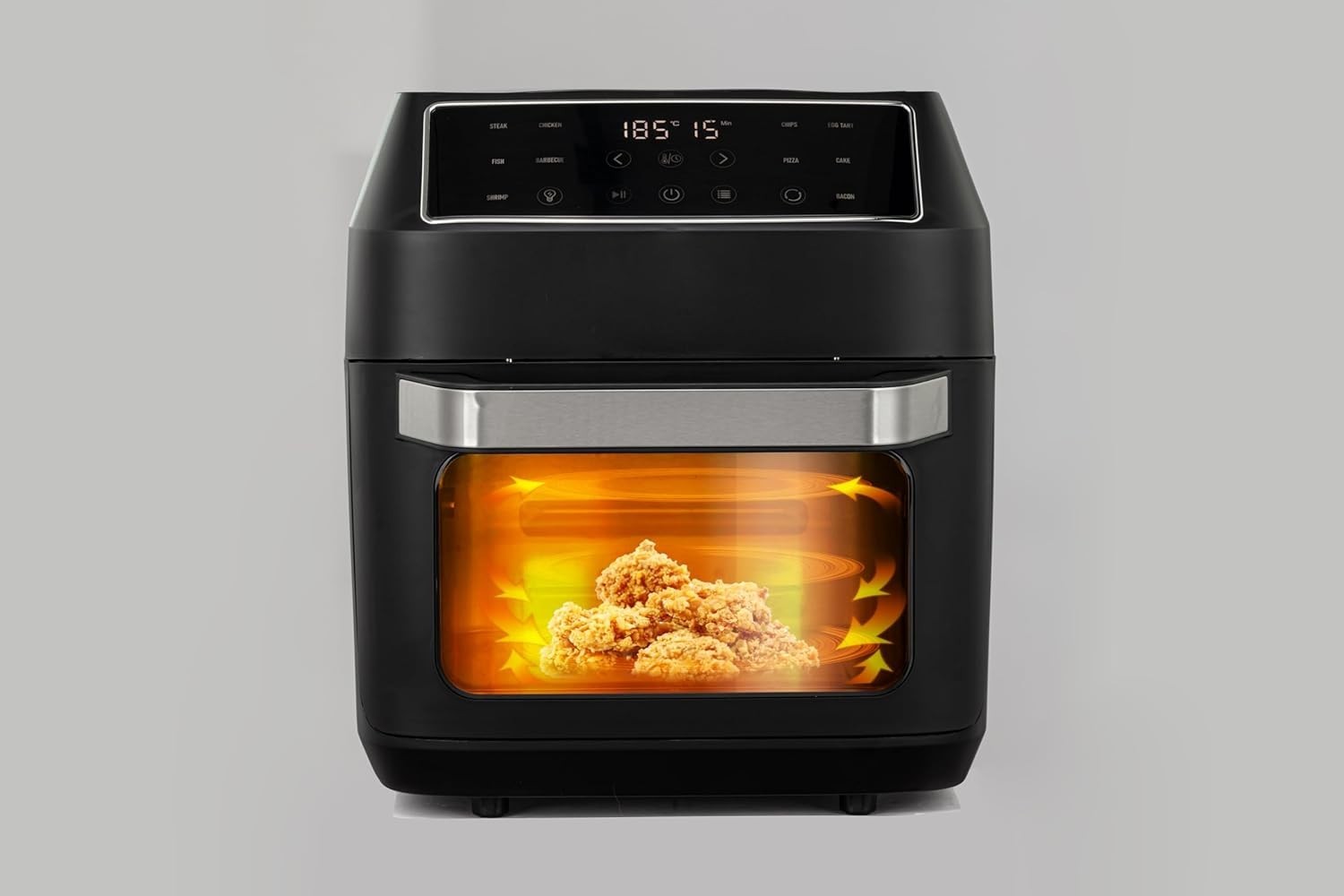 12L Air Fryer Oven Rotisserie 1700W Digital LED 8 Presets Accessories XL