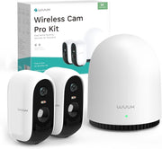 2K Wireless Security Camera System No Monthly Fee 32GB Storage Alexa