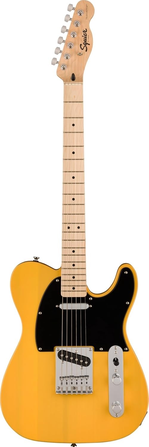 Tele Style Electric Guitar Maple Butter scotch