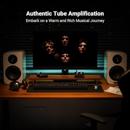 P3 Tube Preamp Bluetooth Headphone Amp RCA AUX HiFi Stereo Mini