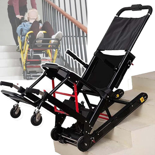 Electric Stair Climbing Wheelchair Trolley Foldable Mobility Chair 380lb