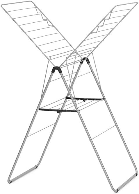 Foldable Indoor Clothes Airer 20m Stainless Steel Drying Rack Adjustable