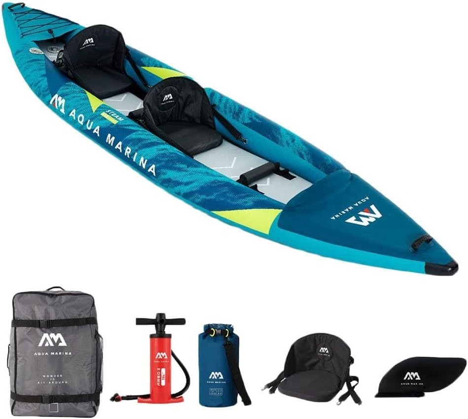 Professional Inflatable Kayak Package PVC Sport Canoe w/ Seat