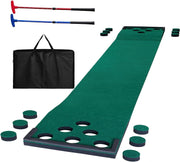 Beer Pong Golf Putting Game 330x50cm Mat Party Backyard Drinking Fun