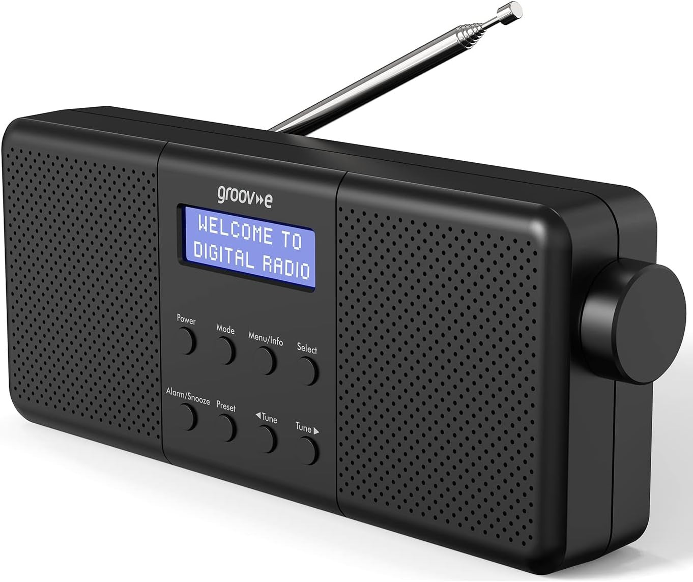 Portable DAB DAB+ FM Digital Radio Bluetooth Rechargeable LCD