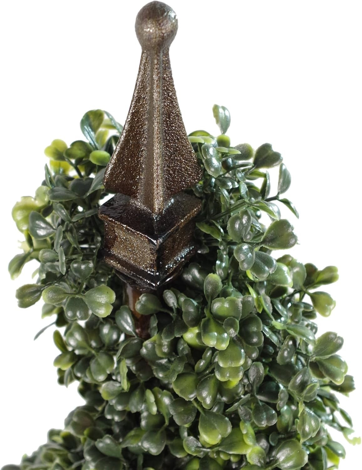 120cm Artificial Boxwood Spiral Topiary Tree in Nursery Pot Indoor Outdoor Decor