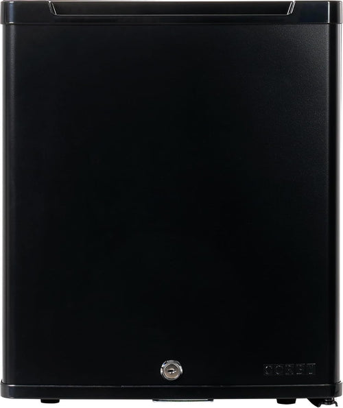 20L Lockable Minibar | Frost-Free, Adjustable Shelves, LED Light Black