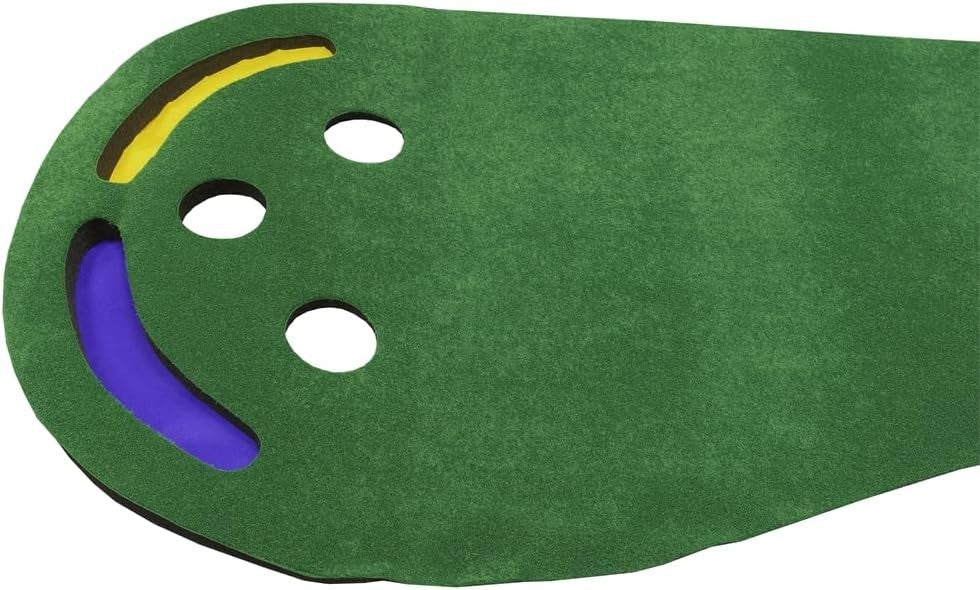 Indoor Golf Putting Green Mat Home Practice Trainer With Holes Turf