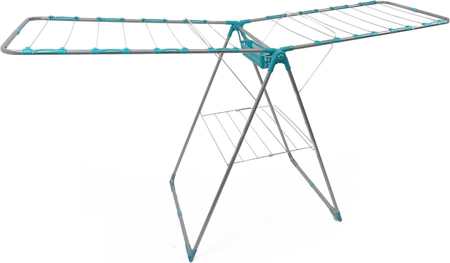 Folding Clothes Airer Drying Rack Stainless Steel Indoor Outdoor Compact