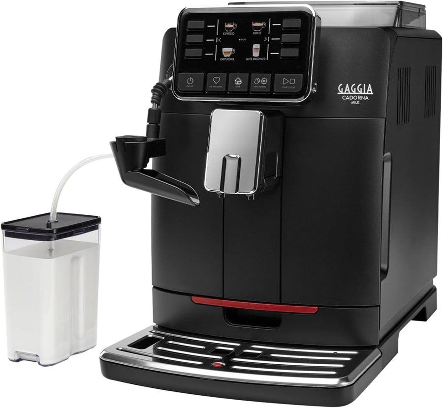 Automatic Bean-to-Cup Coffee Machine with Milk System 10 Drinks 1400W Black