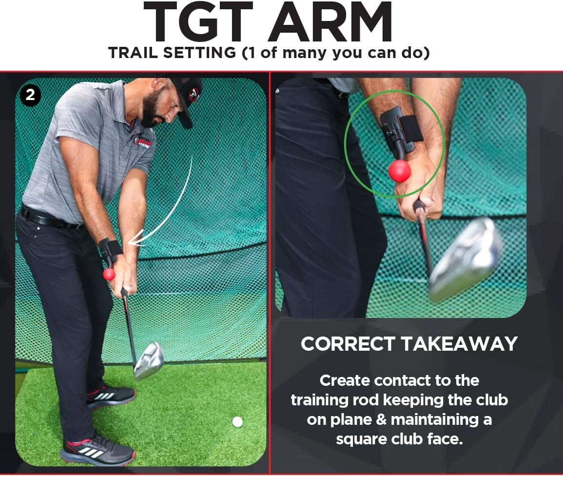 Golf Swing Trainer Arm Band Aid Improve Wrist Hinge & Lag