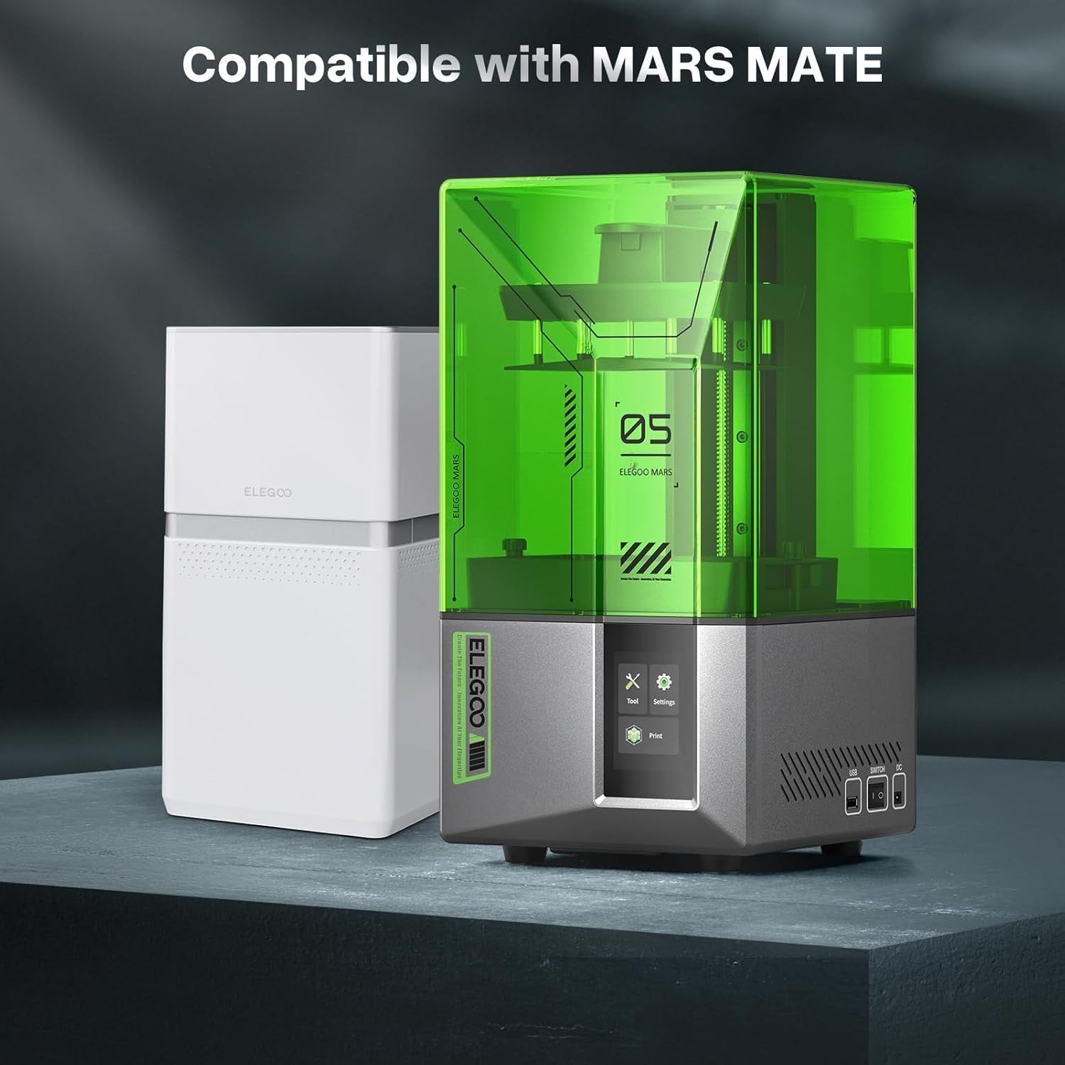 4K Resin 3D Printer Auto Level MSLA Beginner Desktop High Detail