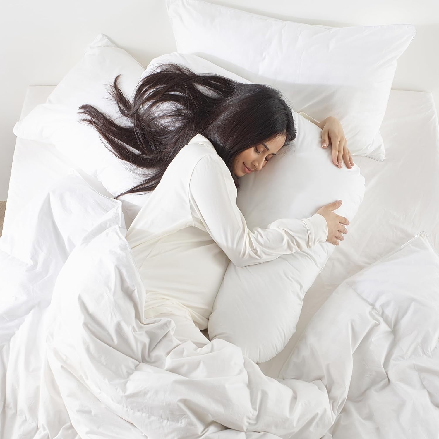 Luxury Pregnancy V Shaped Pillow 2 Pack Full Body Maternity Support