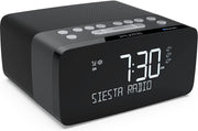 DAB Digital Radio Alarm Clock Bluetooth Qi Wireless Charging Bedside LED