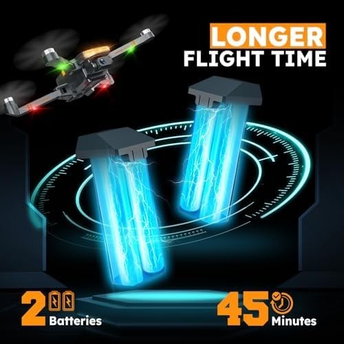G9 4K GPS Drone with Camera, Brushless Motor, Follow Me, 45-Min Flight