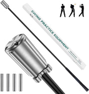 Weighted Golf Swing Trainer Stick Adjustable Speed Warm Up Aid