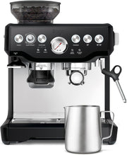 Barista Espresso Machine 15-Bar Pump with Grinder Milk Frother Black Gloss