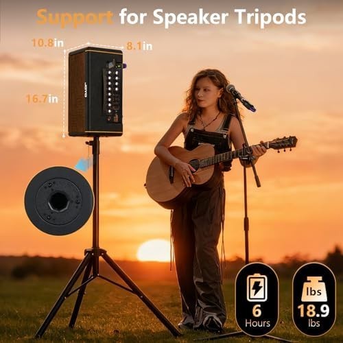AC-40S Acoustic Guitar Amp 40W Bluetooth Battery Reverb Delay