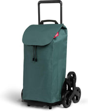Foldable Waterproof Shopping Trolley with Stair-Climbing Wheels – 52L