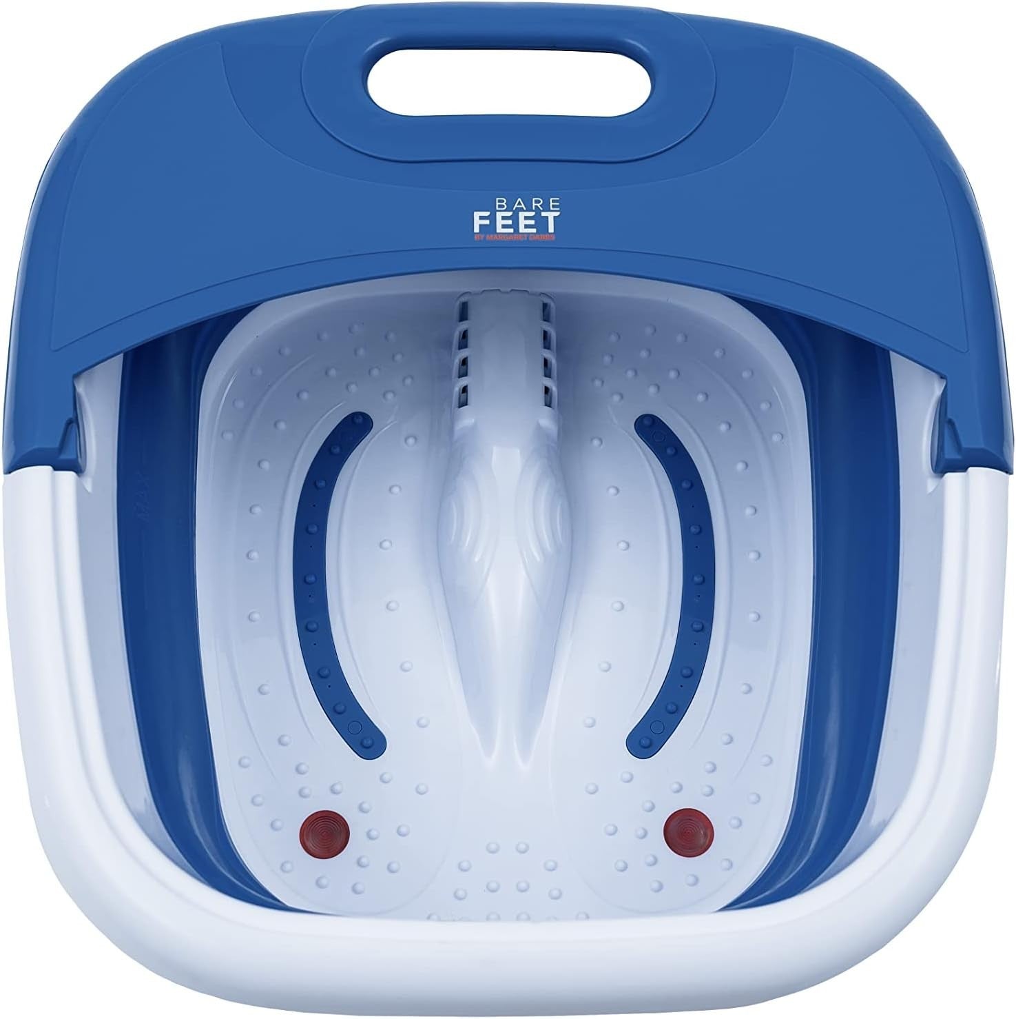 Foldable Foot Spa with Infrared Heat, Bubbles & Vibration Massage for Feet