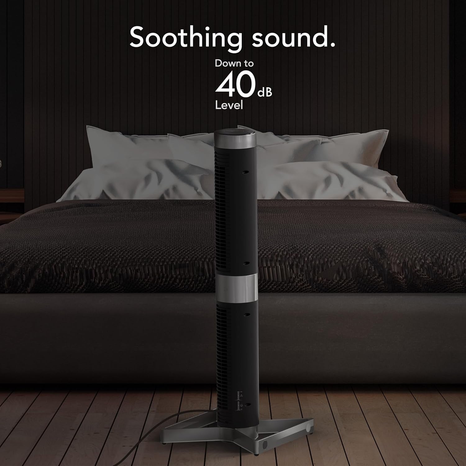 35" Tower Air Circulator Fan – Quiet 3-Speed Remote Control w/ Adjustable Tilt