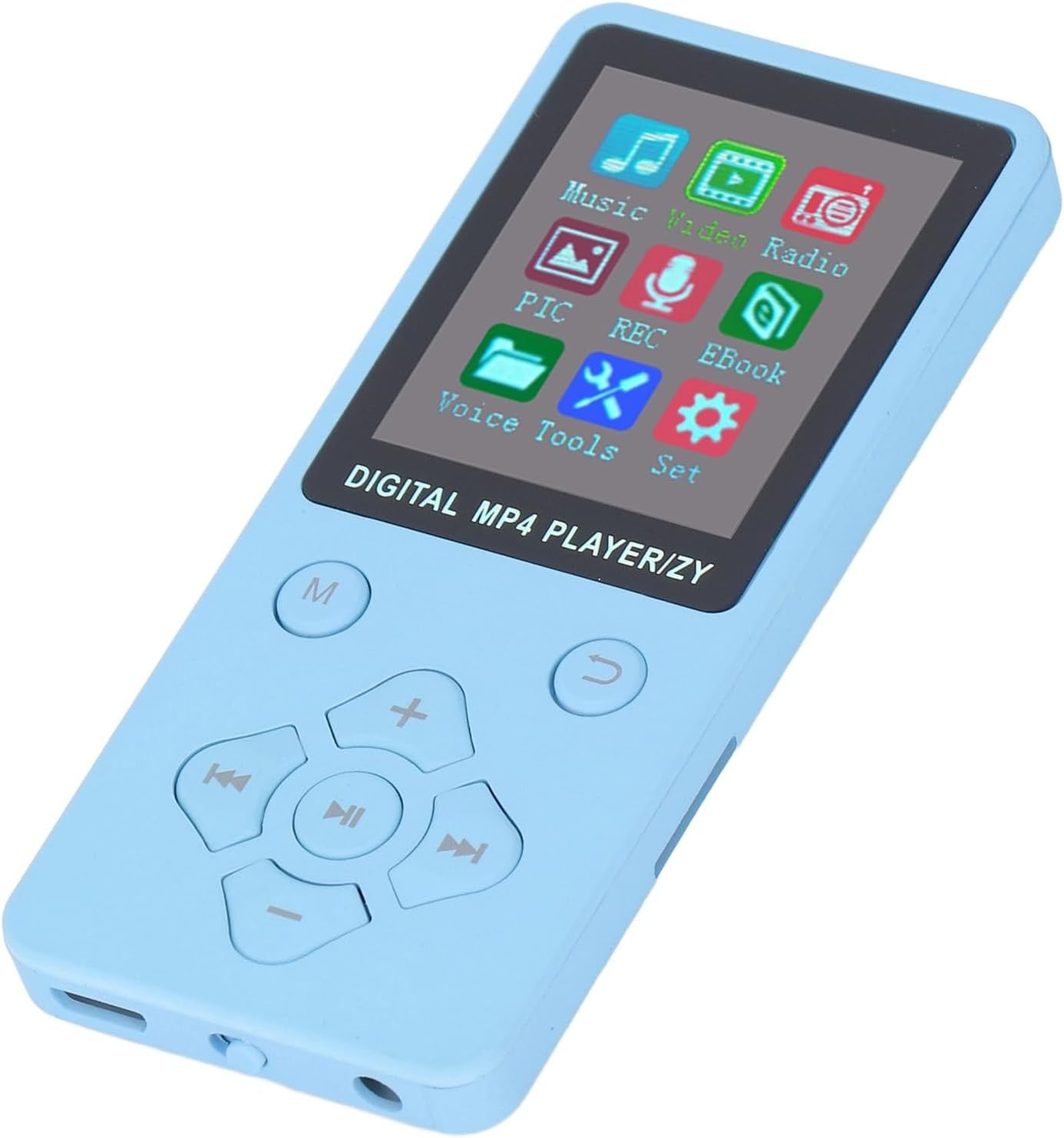 Bluetooth 5.0 16GB MP3 & MP4 Player 1.8″ Color Screen, FM & Recorder