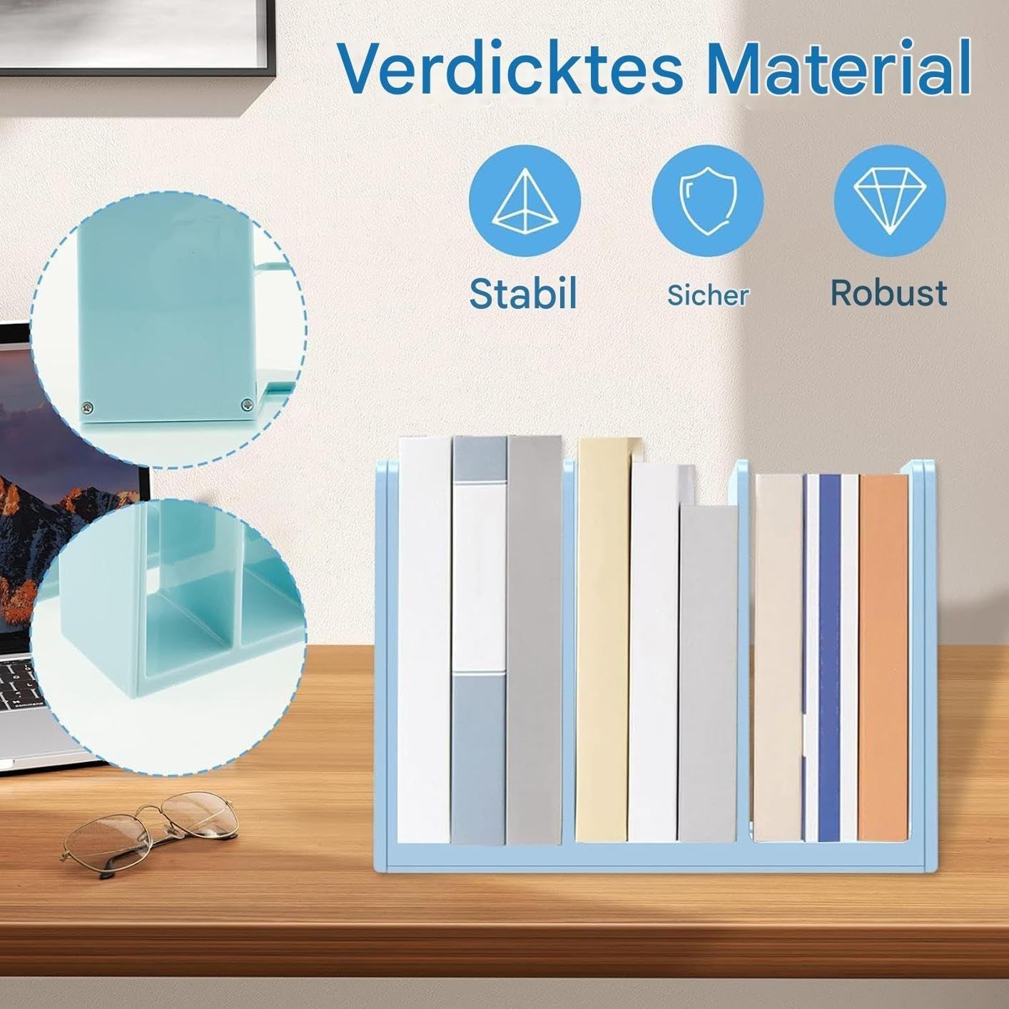Expandable Desk File Organizers Set of 2 5-Tray Letter & Paper Storage