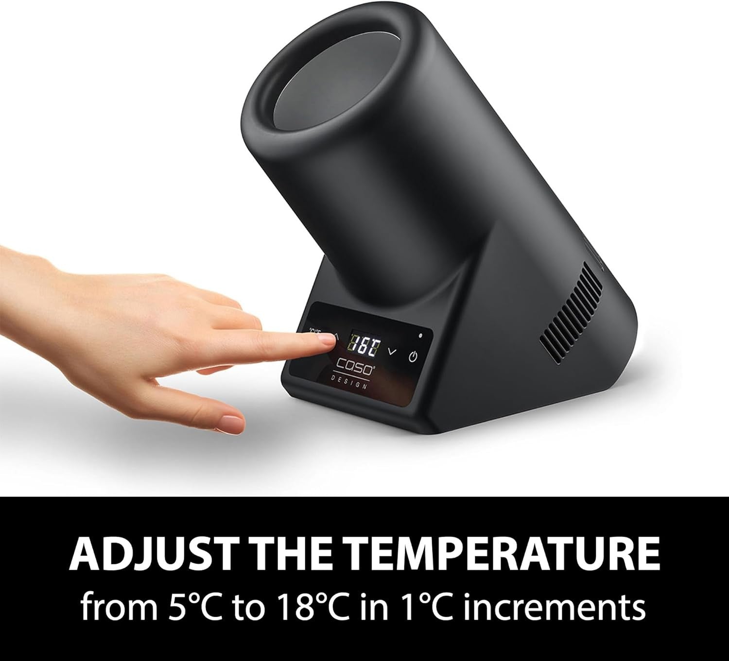 Electric Wine Bottle Cooler Tabletop Touch Control Quiet Digital Chiller