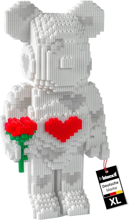 LED Love Bear DIY Building Blocks 5,423 pcs Romantic Gift for Wife Girlfriend