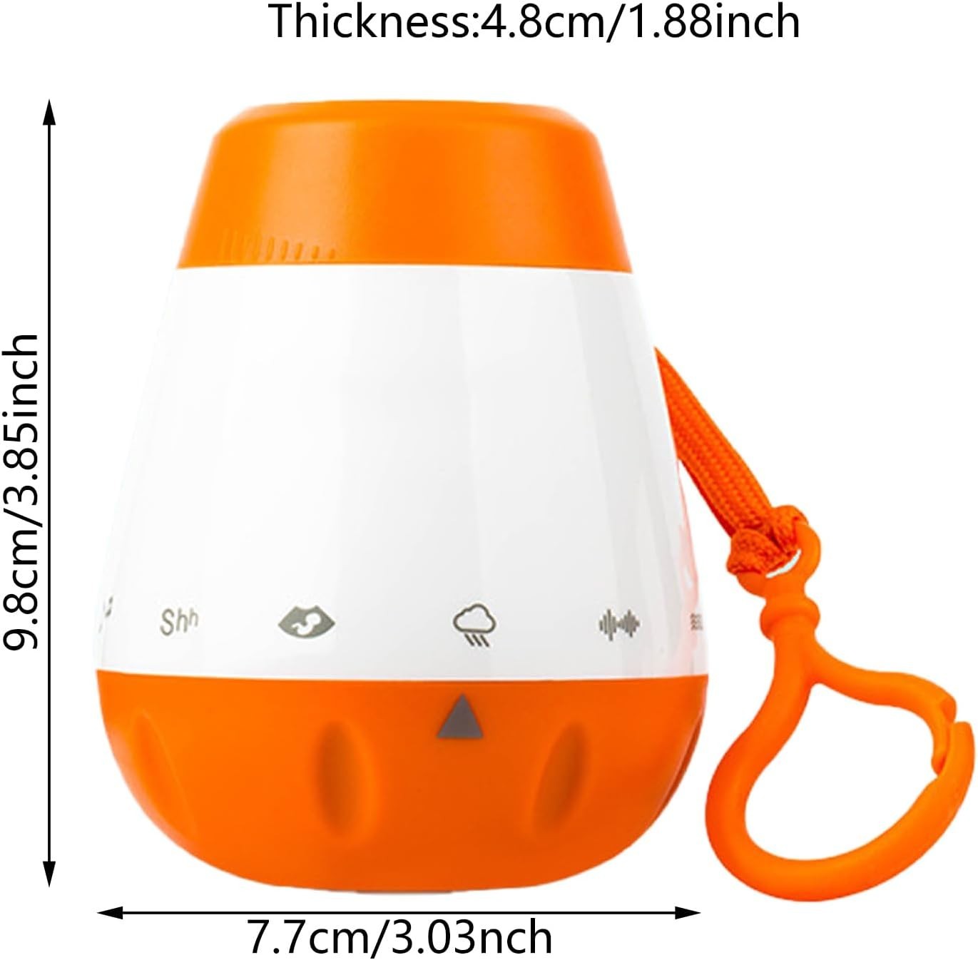 Rechargeable Baby White Noise Machine, Soothing Sleep Sound Generator