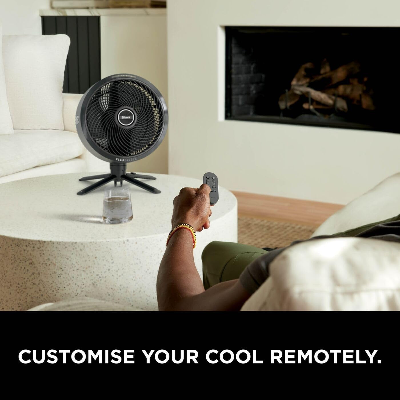 Cordless Indoor Outdoor Fan 5-Speed 24H Runtime Misting Pedestal Table Cooling