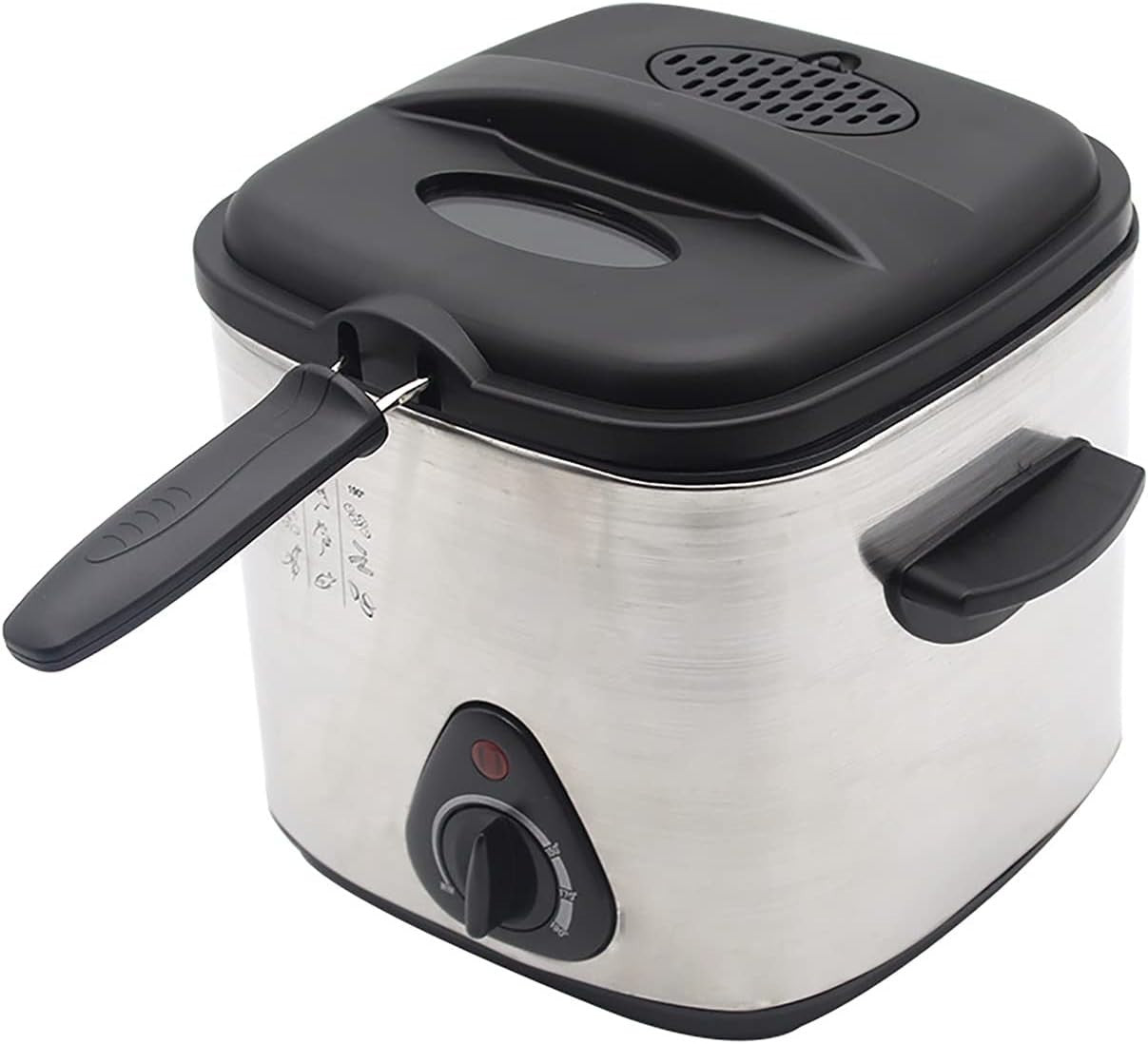 1.5L Electric Deep Fat Fryer 1000W Viewing Window Temp Control