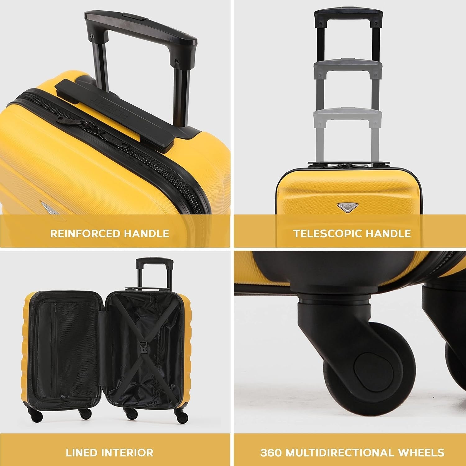 29” Extra Large ABS Check In Suitcase Lightweight Hard Case 4 Wheels