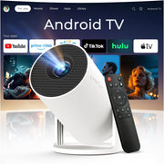 Mini 1080P Smart Projector Android 11 WiFi 6 Bluetooth 180° 4K