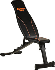 Foldable Adjustable Weight Bench Flat Incline Compact Home Gym