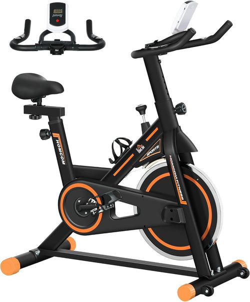 Indoor Cycling Exercise Bike 8kg Flywheel Quiet Belt Drive LCD Pulse Monitor