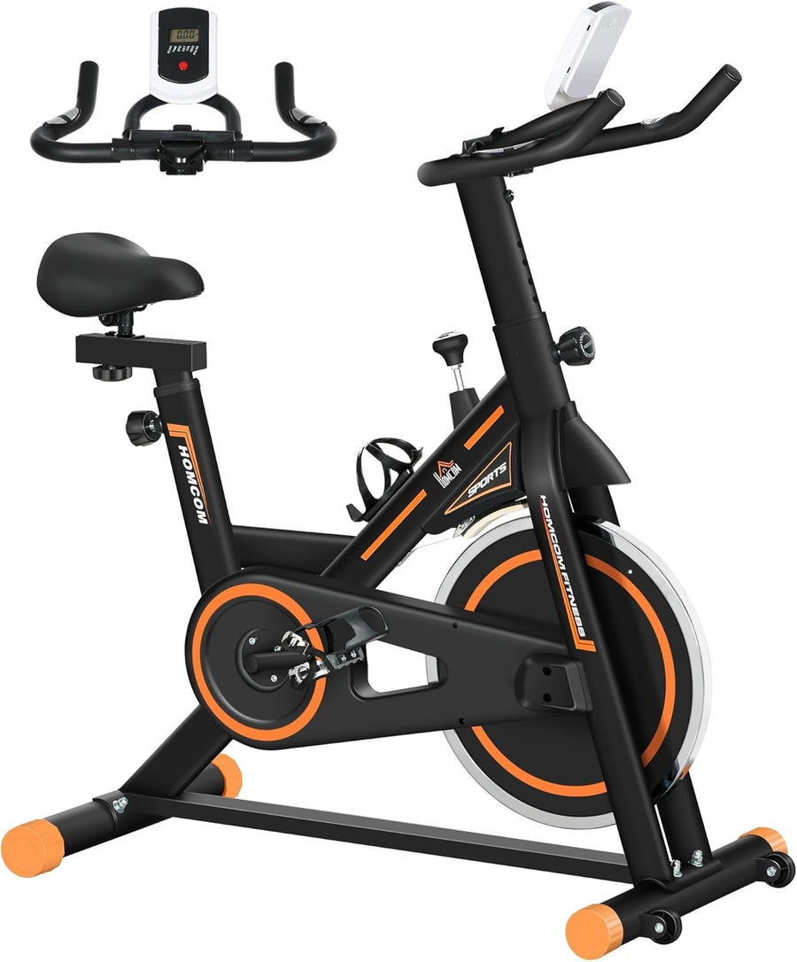 Indoor Cycling Exercise Bike 8kg Flywheel Quiet Belt Drive LCD Pulse Monitor