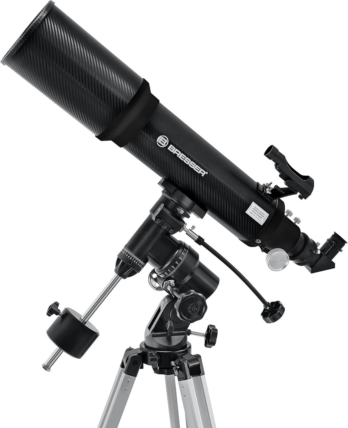 90mm f/5 Refractor Telescope with Nano AZ Mount and Steel Tripod White