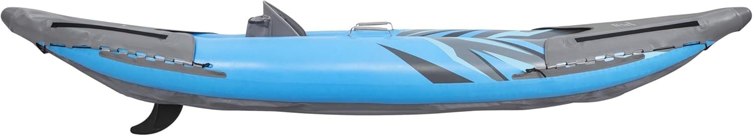 1 Person Inflatable Kayak Set w/ Paddle Pump Carry Bag Blue
