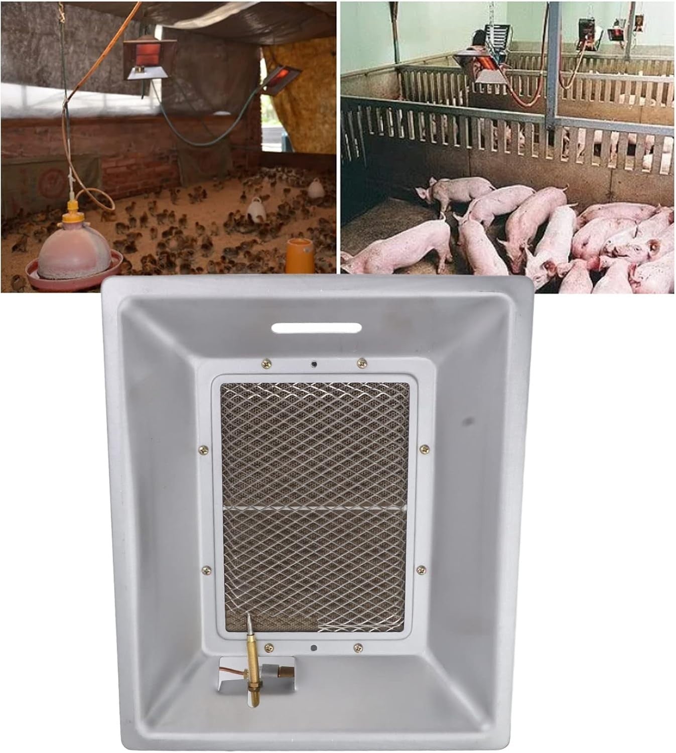 Chicken Gas Heater Infrared Ceramic Brooder 15 Birds