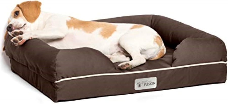 Small Orthopedic Memory Foam Dog Bed 64x51x14cm Waterproof