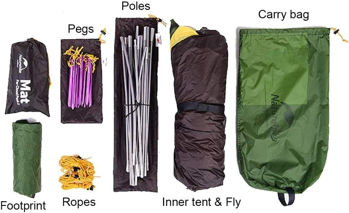 2-3 Person 4 Season Backpacking 4000mm Waterproof Lightweight